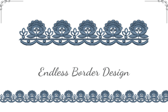 Fantastic Border Embroidery