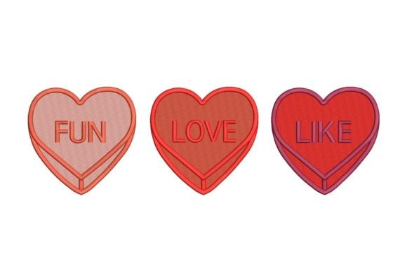 Fun Love Like Embroidery Design
