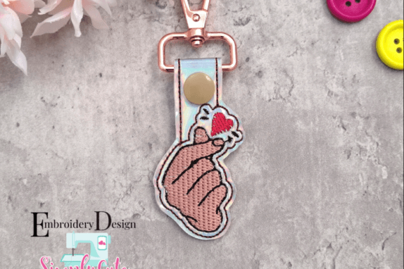 Heart Key Fob Embroidery Design Review