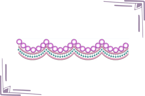 Ornamental Border Embroidery Design